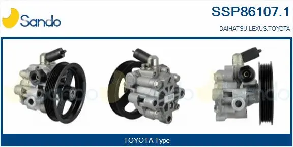 Hydraulic Pump, steering (SSP86107.1)