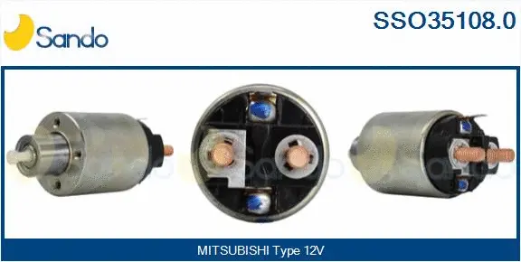 Solenoid Switch, starter (SSO35108.0)
