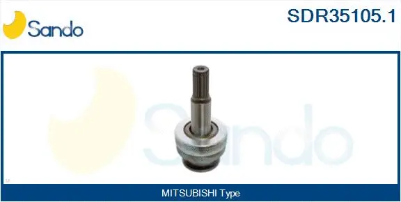 Pinion, starter (SDR35105.1)