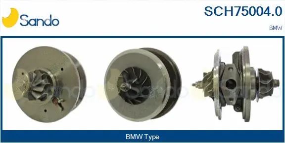 Core assembly, turbocharger (SCH75004.0)