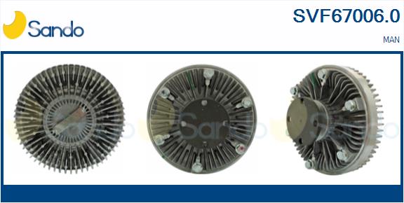 Clutch, radiator fan (SVF67006.0)