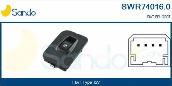Switch, window regulator (SWR74016.0)