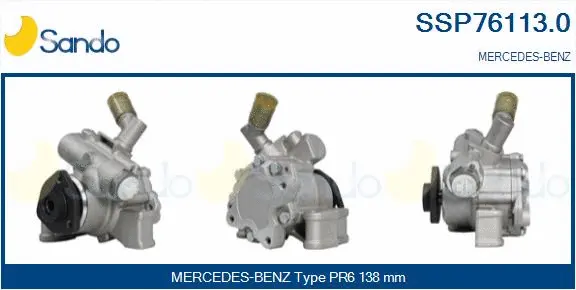 Hydraulic Pump, steering (SSP76113.0)