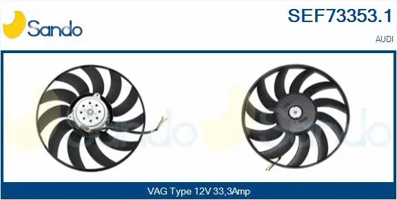 Fan, engine cooling (SEF73353.1)