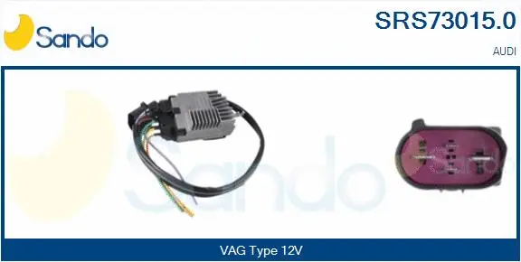 Series resistor, electric motor (radiator fan) (SRS73015.0)