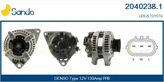 Alternator (2040238.1)