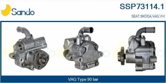 Hydraulic Pump, steering (SSP73114.1)