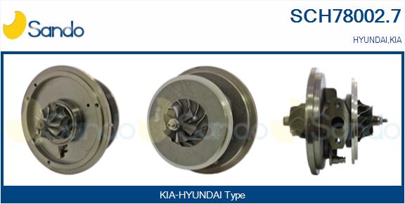 Core assembly, turbocharger (SCH78002.7)