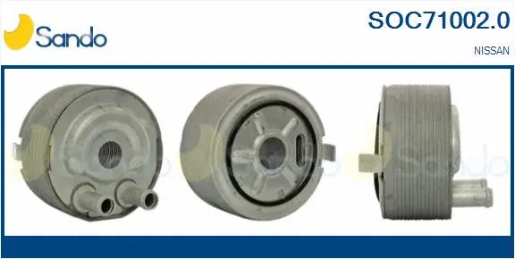 Oil Cooler, engine oil (SOC71002.0)