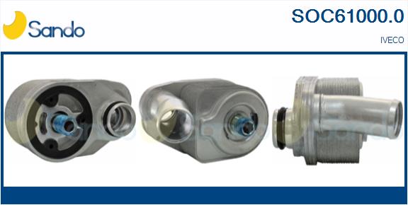 Oil Cooler, engine oil (SOC61000.0)