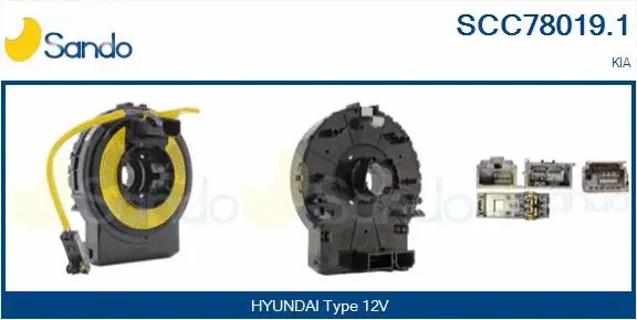 Clockspring, airbag (SCC78019.1)