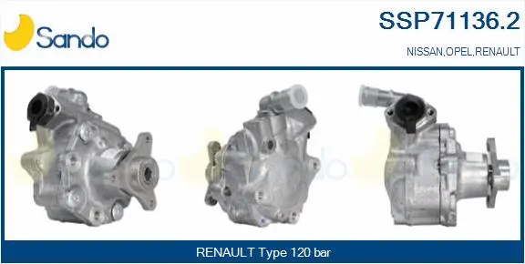 Hydraulic Pump, steering (SSP71136.2)