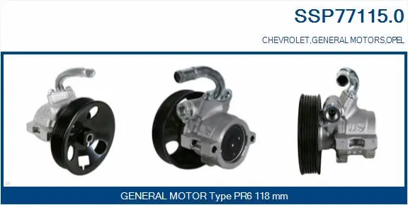 Hydraulic Pump, steering (SSP77115.0)