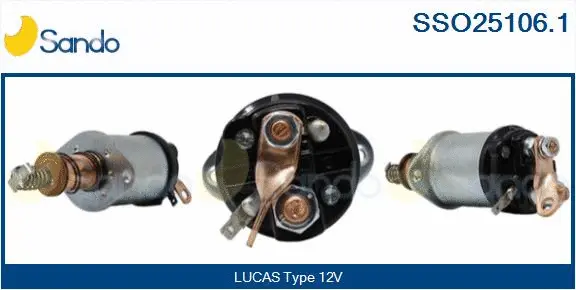 Solenoid Switch, starter (SSO25106.1)