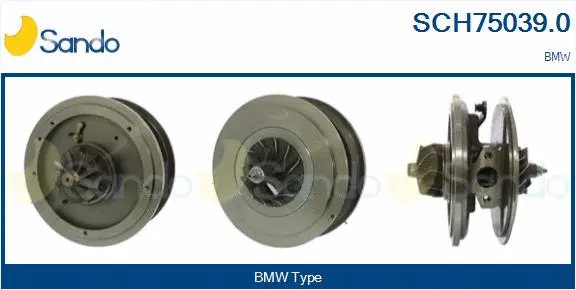 Core assembly, turbocharger (SCH75039.0)