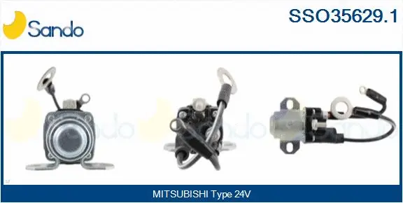 Solenoid Switch, starter (SSO35629.1)
