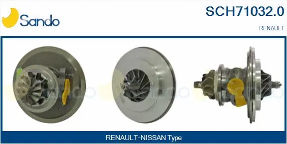 Core assembly, turbocharger (SCH71032.0)