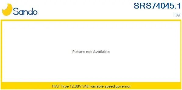 Series resistor, electric motor (radiator fan) (SRS74045.1)