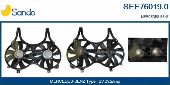 Electric Motor, radiator fan (SEF76019.0)