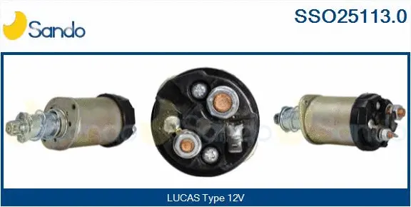 Solenoid Switch, starter (SSO25113.0)