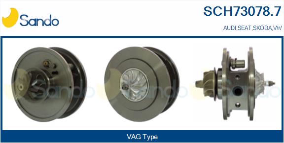 Core assembly, turbocharger (SCH73078.7)