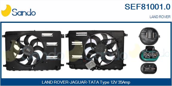 Electric Motor, radiator fan (SEF81001.0)