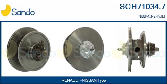 Core assembly, turbocharger (SCH71034.7)