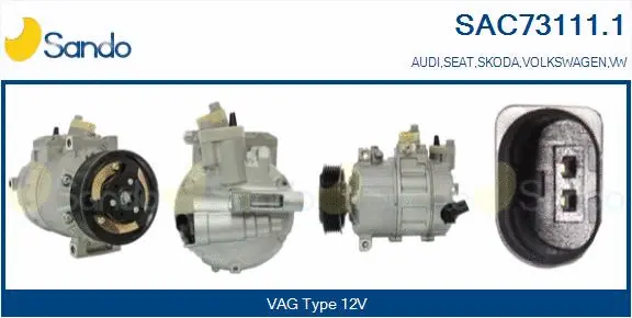 Compressor, air conditioning (SAC73111.1)