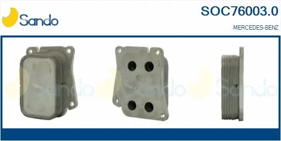 Oil Cooler, engine oil (SOC76003.0)