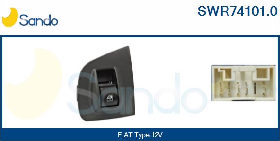 Switch, window regulator (SWR74101.0)