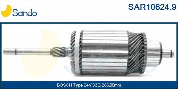 Armature, starter (SAR10624.9)