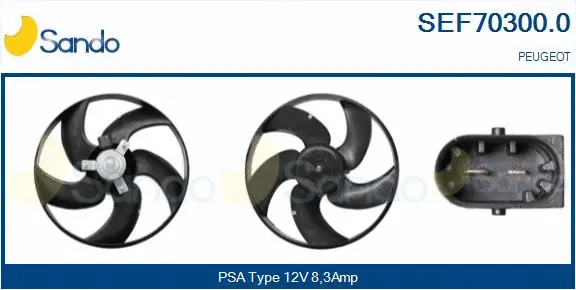 Fan, engine cooling (SEF70300.0)