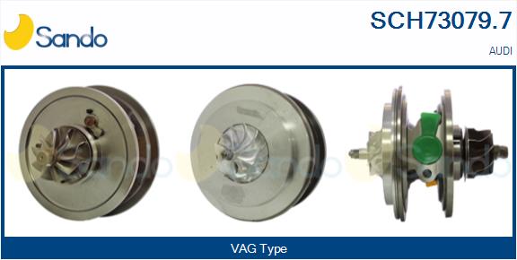 Core assembly, turbocharger (SCH73079.7)