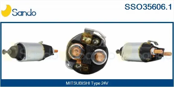 Solenoid Switch, starter (SSO35606.1)