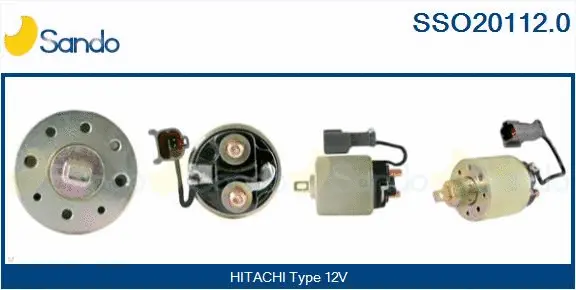 Solenoid Switch, starter (SSO20112.0)