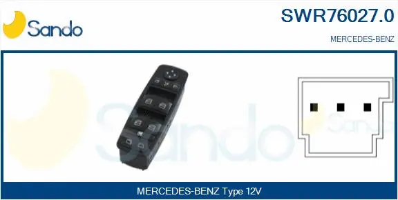 Switch, window regulator (SWR76027.0)