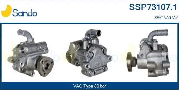 Hydraulic Pump, steering (SSP73107.1)