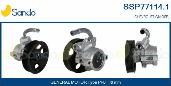 Hydraulic Pump, steering (SSP77114.1)