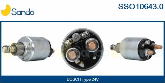 Solenoid Switch, starter (SSO10643.0)