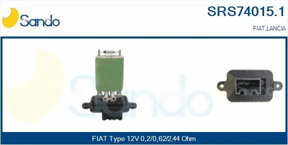 Resistor, interior blower (SRS74015.1)