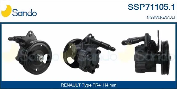 Hydraulic Pump, steering (SSP71105.1)