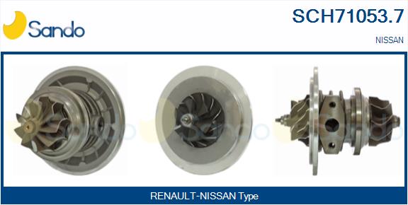 Core assembly, turbocharger (SCH71053.7)