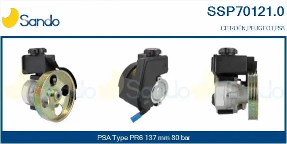 Hydraulic Pump, steering (SSP70121.0)