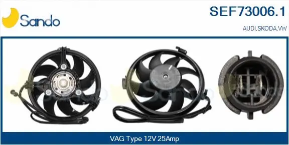 Electric Motor, radiator fan (SEF73006.1)
