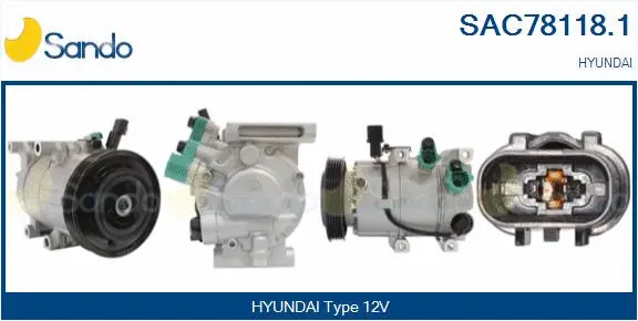 Compressor, air conditioning (SAC78118.1)