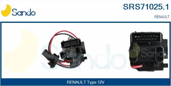 Resistor, interior blower (SRS71025.1)