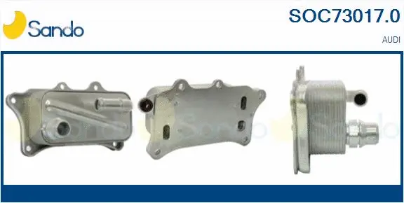 Oil Cooler, engine oil (SOC73017.0)