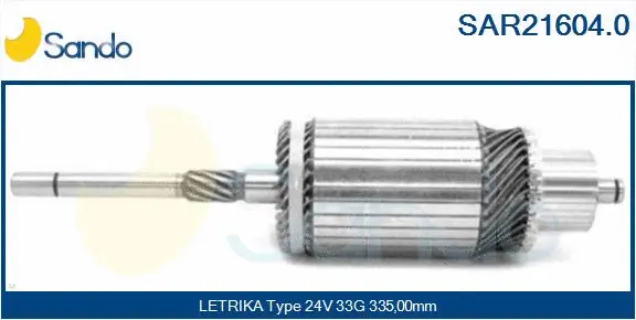 Armature, starter (SAR21604.0)