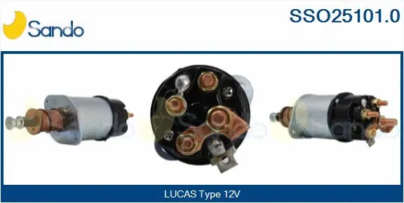 Solenoid Switch, starter (SSO25101.0)