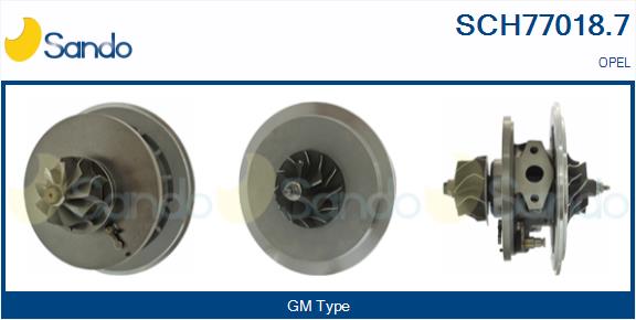 Core assembly, turbocharger (SCH77018.7)